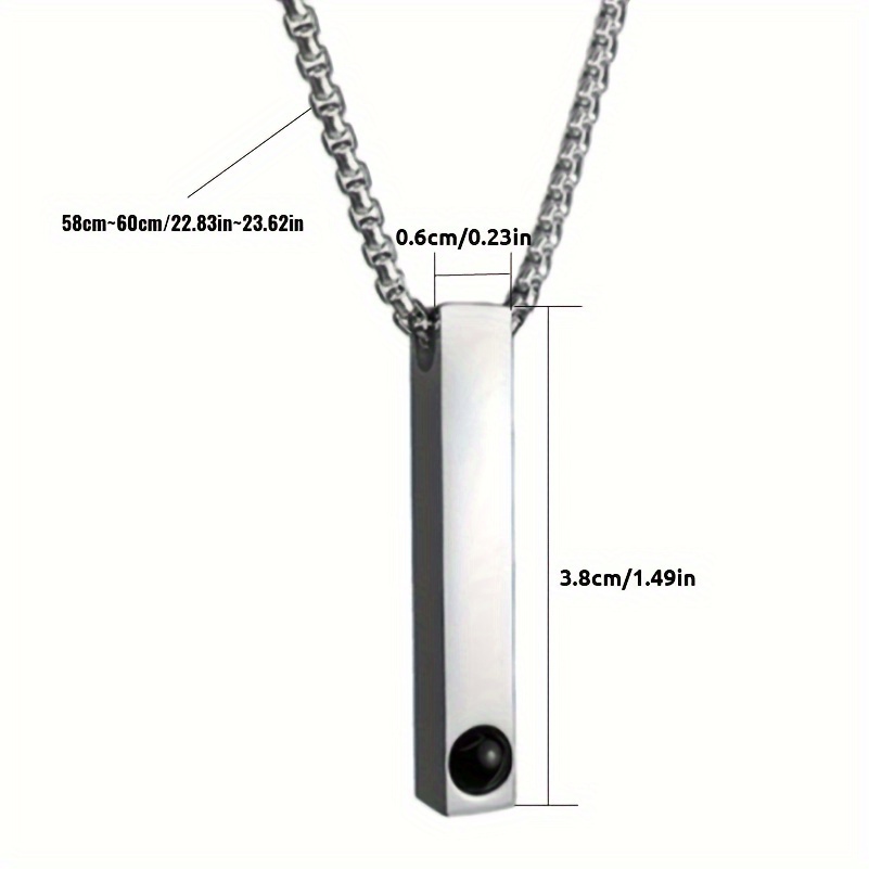 Custom Photo Projection Necklace Personalized Pendant Gift
